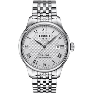  Shop Authentic Tissot Le Locle Powermatic 80 Silver Dal Silver Steel Strap Watch For Men - T006.407.11.033.00 - Luxxuri