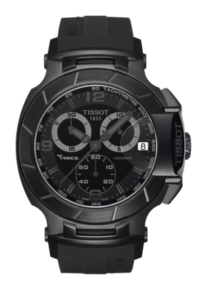  Shop Authentic Tissot T Race Chronograph Black Dial Black Rubber Strap Watch for Men - T048.417.37.057.00 - Luxxuri