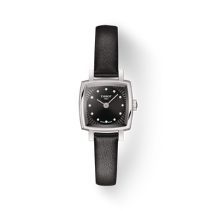  Shop Authentic Tissot Lovely Square Quartz Diamonds Black Dial Black Leather Strap Watch For Women - T058.109.16.056.00 - Luxxuri