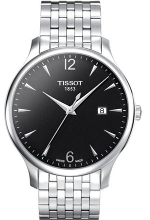  Shop Authentic Tissot T Classic Tradition Black Dial Silver Steel Strap Watch For Men - T063.610.11.057.00 - Luxxuri