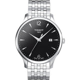  Shop Authentic Tissot T Classic Tradition Black Dial Silver Steel Strap Watch For Men - T063.610.11.057.00 - Luxxuri