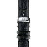  Shop Authentic Tissot T Classic Tradition Quartz Black Dial Black Leather Strap Watch For Men - T063.610.16.058.00 - Luxxuri