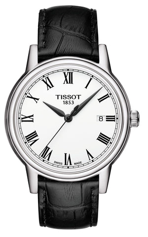  Shop Authentic Tissot T Classic Carson White Dial Black Leather Strap Watch for Men - T085.410.16.013.00 - Luxxuri