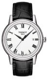  Shop Authentic Tissot T Classic Carson White Dial Black Leather Strap Watch for Men - T085.410.16.013.00 - Luxxuri