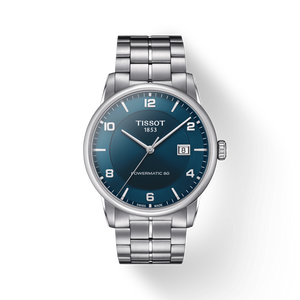  Shop Authentic Tissot Luxury Powermatic 80 Blue Dial Silver Steel Strap Watch For Men - T086.407.11.047.00 - Luxxuri