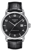  Shop Authentic Tissot Luxury Powermatic 80 Black Dial Black Leather Strap Watch For Men - T086.407.16.057.00 - Luxxuri