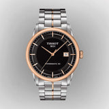  Shop Authentic Tissot Luxury Powermatic 80 Black Dial Silver Steel Strap Watch For Men - T086.407.22.051.00 - Luxxuri
