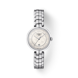  Shop Authentic Tissot T Lady Flamingo Diamonds White Dial Silver Steel Strap Watch For Women - T094.210.11.116.01 - Luxxuri