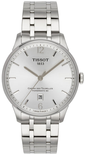  Shop Authentic Tissot Chemin Des Tourelles Powermatic 80 Silver Dial Silver Steel Strap Watch For Men - T099.407.11.037.00 - Luxxuri