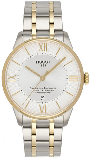  Shop Authentic Tissot Chemin Des Tourelles Powermatic 80 Cosc Silver Dial Two Tone Steel Strap Watch For Men - T099.408.22.038.00 - Luxxuri