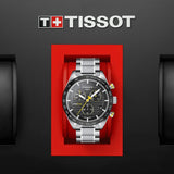  Shop Authentic Tissot PRS 516 Chronograph Black Dial Silver Steel Strap Watch For Men - T100.417.11.051.00 - Luxxuri