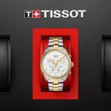  Shop Authentic Tissot T Sport PR 100 Chronograph White Dial Two Tone Steel Strap Watch For Men - T101.417.22.031.00 - Luxxuri