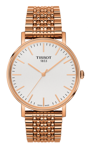  Shop Authentic Tissot Everytime Medium White Dial Rose Gold Mesh Bracelet Watch For Men - T109.410.33.031.00 - Luxxuri