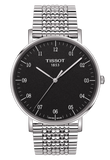  Shop Authentic Tissot Everytime Large Black Dial Silver Mesh Bracelet Watch For Men - T109.610.11.077.00 - Luxxuri