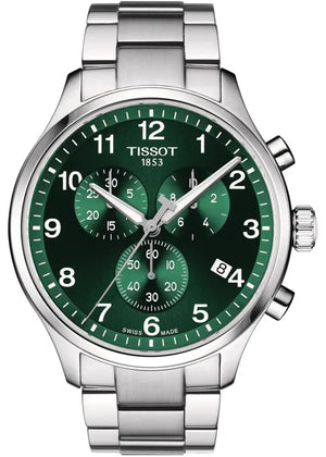  Shop Authentic Tissot Chrono XL Classic Green Dial Silver Steel Strap Watch for Men - T116.617.11.092.00 - Luxxuri