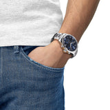  Shop Authentic Tissot T Sport Chrono XL Classic Blue Dial Silver Steel Strap Watch For Men - T116.617.11.047.01 - Luxxuri