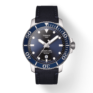 Shop Authentic Tissot Seastar 1000 Powermatic 80 Silicium Blue Dial Blue Nylon Strap Watch For Men - T120.407.17.041.01 - Luxxuri