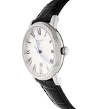  Shop Authentic Tissot Carson Premium Lady Silver Dial Black Leather Strap Watch For Women - T122.210.16.033.00 - Luxxuri