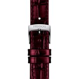  Shop Authentic Tissot Carson Premium Lady Maroon Dial Maroon Leather Strap Watch For Women - T122.210.16.373.00 - Luxxuri