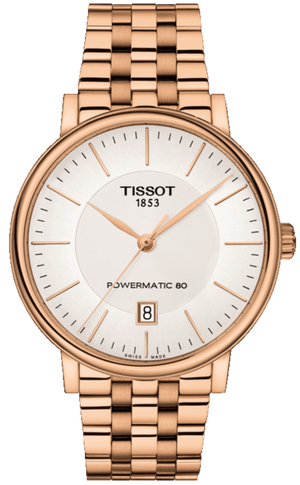  Shop Authentic Tissot T Classic Carson Premium Automatic White Dial Rose Gold Steel Strap Watch for Men - T122.407.33.031.00 - Luxxuri