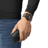 Shop Authentic Tissot Supersport Chrono Black Dial Beige Nylon Strap Watch For Men - T125.617.37.051.01 - Luxxuri
