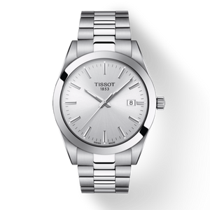  Shop Authentic Tissot Gentleman Silver Dial Silver Steel Strap Watch For Men - T127.410.11.031.00 - Luxxuri