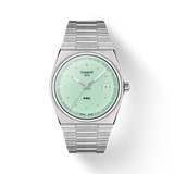  Shop Authentic Tissot PRX Quartz Light Green Dial Silver Steel Strap Watch for Men - T137.410.11.091.01 - Luxxuri