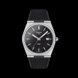  Shop Authentic Tissot PRX Black Dial Black Rubber Strap Watch For Men - T137.410.17.051.00 - Luxxuri