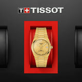  Shop Authentic Tissot PRX Powermatic 80 Gold Dial Gold Steel Strap Watch for Men - T137.207.33.021.00 - Luxxuri