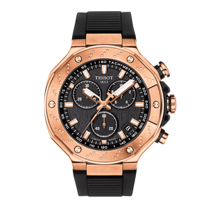  Shop Authentic Tissot T Race Chronograph Black Dial Black Rubber Strap Watch For Men - T141.417.37.051.00 - Luxxuri