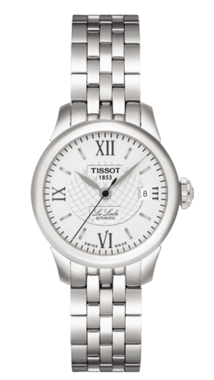  Shop Authentic Tissot Le Locle Small Automatic Silver Dial Silver Steel Strap Watch For Women - T41.1.183.33 - Luxxuri