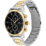  Shop Authentic Tommy Hilfiger Analog Black Dial Two Tone Steel Strap Watch for Men - 1791539 - Luxxuri