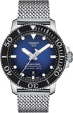  Shop Authentic Tissot Seastar 1000 Powermatic 80 Blue Dial SIlver Mesh Bracelet Watch For Men - T120.407.11.041.02 - Luxxuri