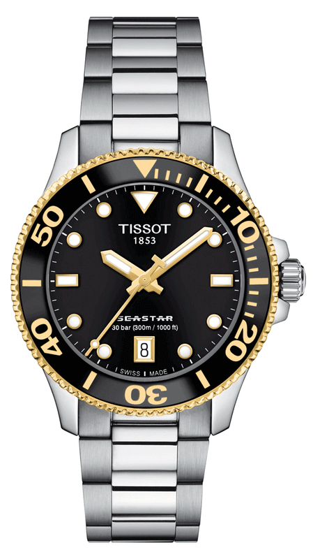  Shop Authentic Tissot Seastar 1000 Black Dial Silver Steel Strap Watch For Men - T120.210.21.051.00 - Luxxuri