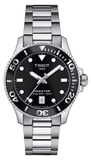 Shop Authentic Tissot Seastar 1000 Lady Black Dial Silver Steel Strap Watch for Women - T120.210.11.051.00 - Luxxuri