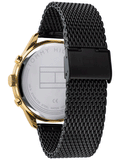  Shop Authentic Tommy Hilfiger Chase Quartz Black Dial Black Mesh Bracelet Watch for Men - 1791580 - Luxxuri