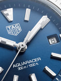  Shop Authentic Tag Heuer Aquaracer Blue Dial Silver Steel Strap Watch for Women - WBD1412.BA0741 - Luxxuri