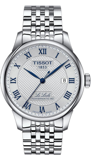  Shop Authentic Tissot Le Locle Powermatic 80 Silver Dial Silver Steel Strap Watch for Men - T006.407.11.033.03 - Luxxuri