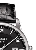  Shop Authentic Tissot Luxury Powermatic 80 Black Dial Black Leather Strap Watch For Men - T086.407.16.057.00 - Luxxuri