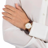  Shop Authentic Tissot Everytime Desire Small White Dial Maroon Leather Strap Watch For Women - T109.210.36.031.00 - Luxxuri
