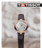  Shop Authentic Tissot Bellissima Small Lady White Dial Brown Leather Strap Watch For Women - T126.010.36.013.00 - Luxxuri