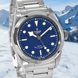  Shop Authentic Tudor Black Bay Automatic Blue Dial Silver Steel Strap Watch for Men - M79540-0004 - Luxxuri