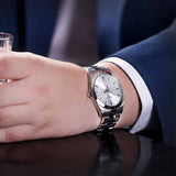 Shop Authentic Tissot Gentleman Silver Dial Silver Steel Strap Watch For Men - T127.410.11.031.00 - Luxxuri