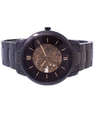  Shop Authentic Fossil Neutra Automatic Skeleton Black Dial Black Steel Strap Watch for Men - ME3183 - Luxxuri
