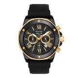 Shop Authentic Bulova Marine Star Chronograph Black Dial Black Rubber Strap Watch for Men - 98B278 - Luxxuri