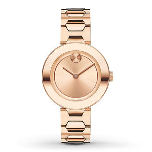  Shop Authentic Movado Bold Rose Gold Dial Rose Gold Steel Strap Watch for Women - 3600387 - Luxxuri