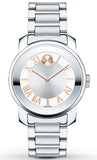  Shop Authentic Movado Bold Silver Dial Silver Steel Strap Watch for Women - 3600244 - Luxxuri