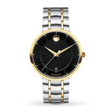  Shop Authentic Movado 1881 Automatic Black Dial Two Tone Steel Strap Watch For Men - 0606916 - Luxxuri