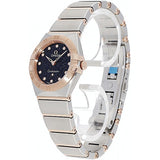  Shop Authentic Omega Constellation Quartz Diamonds Blue Dial Two Tone Steel Strap Watch for Women - 131.20.25.60.53.002 - Luxxuri