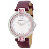  Shop Authentic Versace Olympo Crystal Gleam White Dial Purple Leather Strap Watch for Women - VAN010016 - Luxxuri